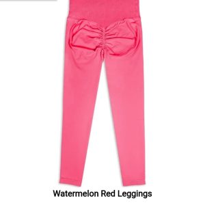 Scrunch Leggings Watermelon Red