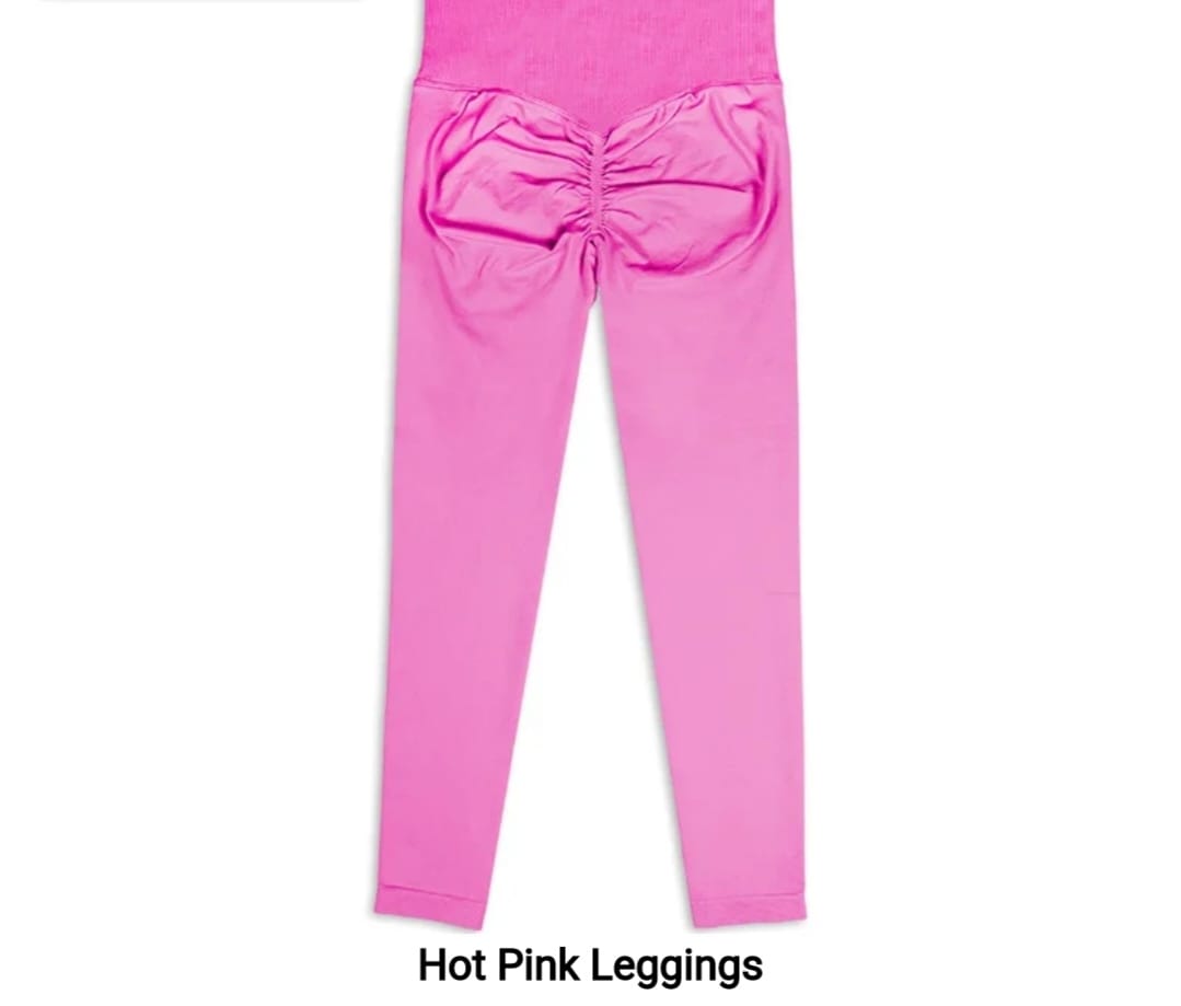 Scrunch Leggings Hot Pink