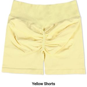 Scrunch Shorts Yellow