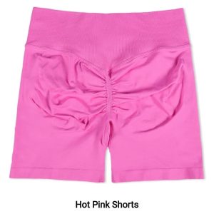 Scrunch Shorts Hot Pink