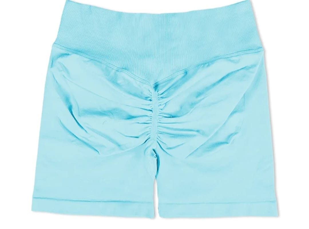 Scrunch Shorts Light Blue